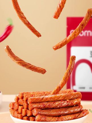 孕期高蛋白豆筋辣条孕妇适合吃的辣味健康休闲解馋零食#孕妇零食 #怀孕 #零食推荐 #孕妈 #辣条