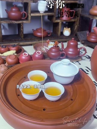#茶生活 #茶器之美 #今天你喝茶了吗 #创作灵感上热门 等风,也等你