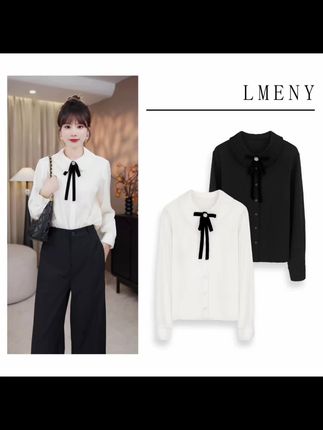 LMENY“风琴恋曲”白月光~重工风琴褶领口蝴蝶系带衬衫#时尚百搭 #秋季穿搭 #气质穿搭