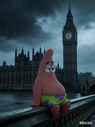 派大星 救赎尼古丁ai指令制作教程来啦 #派大星#我在伦敦努力的逗你笑#犹豫#豆包ai#豆包出大片有两把刷子犹豫梗ai口令制作教程犹豫伦敦图片怎么做