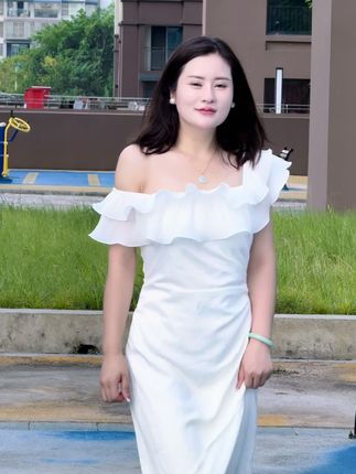 #夏季穿搭 #白色连衣裙