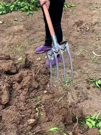 翻地钢叉#方便又实用 #实用好物 #翻地钢叉