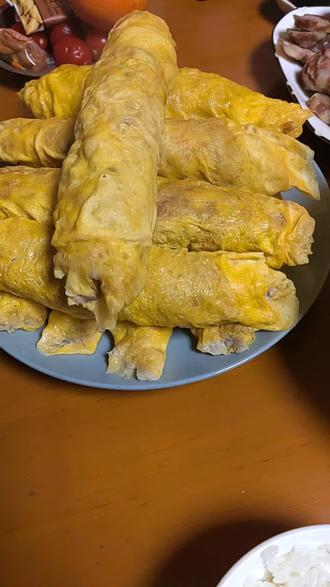 安徽霍邱特色美食之----卷卷。从小吃到大,没人能拒绝🙅