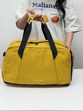 2025新款时尚休闲大容量旅行包男女健身包短途手提旅游轻便行李袋