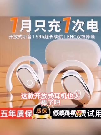 【德国品质】新款真无线蓝牙耳机骨传导不入耳式挂耳式长续航运动