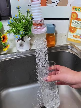 好的#水龙头 就是这么简单!水龙头增压360°旋转,防溅增压,超值#防溅水龙头 #水龙头过滤器 #万向水龙头