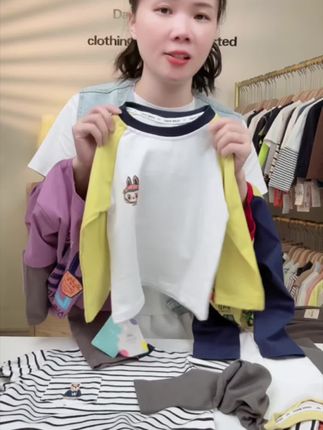 秋季纯棉T恤童装清清清!#高品质童装 #萌娃穿搭 #每日童装穿搭分享 #潮童必备 #童装