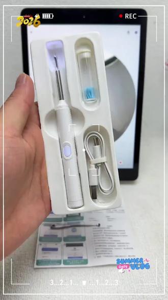 可视化掏耳勺真的好用嘛?通过手机就能看到耳朵里面的画面,以后掏耳勺再也不用盲掏#可视采耳 #可视掏耳勺 #可视掏耳神器 #可视掏耳勺神器高清 #掏耳勺好物推荐