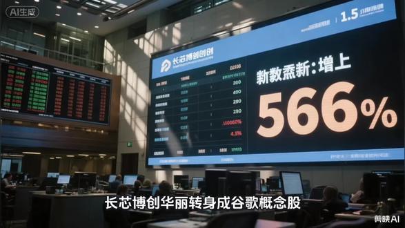 长芯博创变身谷歌概念股,净利润暴增!能否成为下一个中际旭创?#长芯博创 #半导体