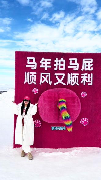 马年拍马屁,吉祥又如意,马年拍马腿,顺丰又顺水,哈哈!#行走的风景