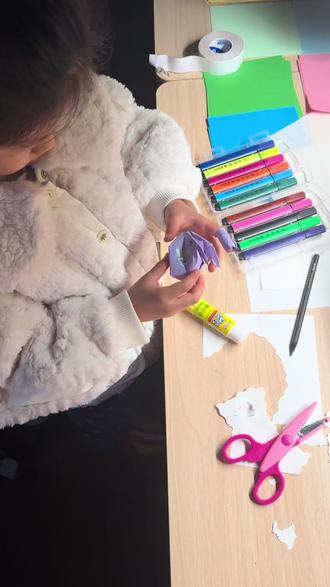 #儿童手工 #手工小兔子
大家觉得我做的好不好呀