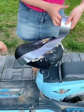 电动自行车坐垫套通用,防水防晒适用爱玛雅迪新日电瓶车加厚软舒适#自行车坐垫套#坐垫套