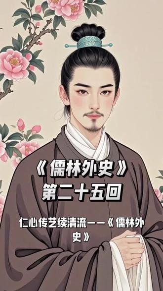 《儒林外史》故事新编第二十五回——仁心传艺续清流#儒林外史