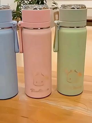 英菲格雅新款保温杯女高颜值杯316不锈钢男上学水壶泡茶杯弹跳杯#保温杯#水杯#网红水杯#茶水分离杯#泡茶杯