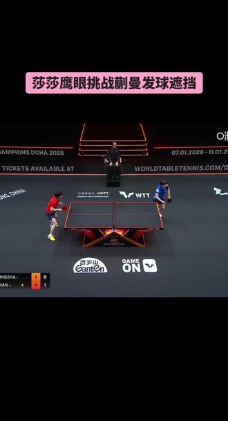 是鹰眼 还是颖眼 莎莎挑战成功#孙颖莎