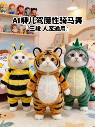 AI嘚儿驾魔性骑马舞#嘚儿驾魔性骑马舞 #内容由ai生成