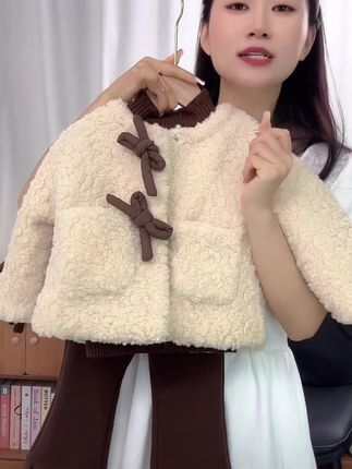 女童加棉外套秋冬款2024新款冬季衣服儿童冬装女宝宝棉衣女孩套装#女童套装 #秋冬穿搭 #棉衣棉服 #保暖外套 #好物推荐🔥