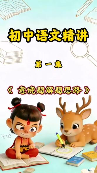 🔥 初中语文必看:意境题万能解题模板!#初中语文 #语文学习 #初中语文怎么学 #意境题解题思路#初中语文学习 #语文解题技巧