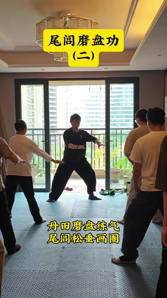 尾闾磨盘功第二式,丹田功,尾闾松垂,尾闾画圈#太极拳#内家拳 尾闾磨盘功第二式,丹田功,尾闾松垂,尾闾画圈#太极拳#内家拳#丹田功#开胯#基本功