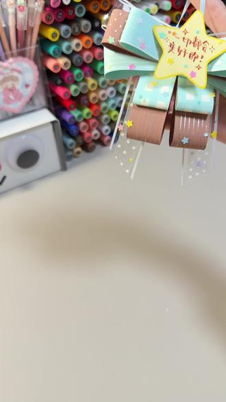 一分钟学会星星蝴蝶结!快来和我一起玩🤗 #手作diy #盲盒 #手工 #蝴蝶结#星星