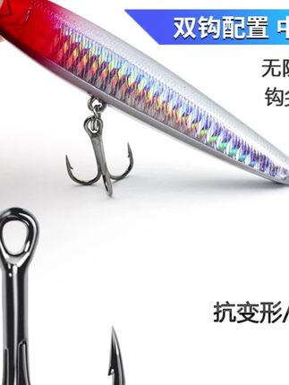 #钓鱼装备 #路亚饵料 #户外运动 #渔具推荐 #翘嘴专用 沉水铅笔路亚饵翘嘴专用远投路亚假饵套装路亚铅笔饵鬼鲈鱼淡水飞