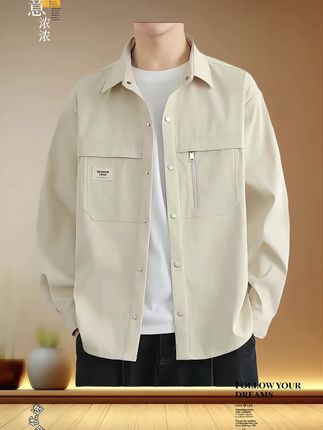 真维斯衬衫外套#男士衬衫外套