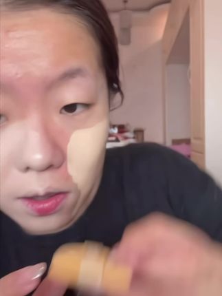 【2个粉扑+2个收纳盒】奶咖粉扑棉花糖气垫粉扑粉底液干湿两用推荐好物