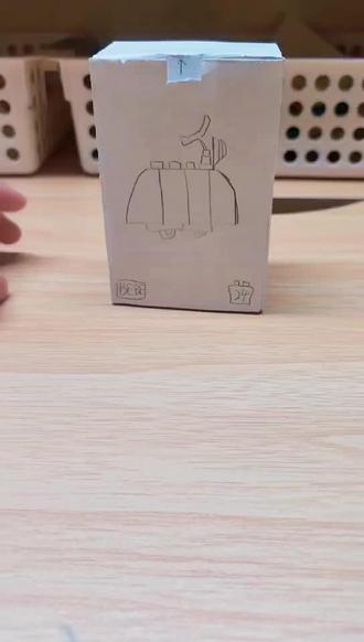 自制乐高小摩托,还画了说明书#一般人不告诉他