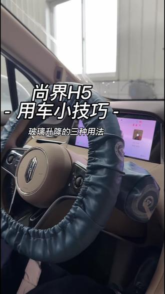 尚界H5车主集合!车窗升降隐藏技巧,新手秒变老司机~#尚界H5 #用车技巧 #鸿蒙智行 #车窗升降 #鸿蒙智行尚界