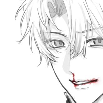 关于一些画师为什么不敢把透明底给单主#绘画 #贺予 #约稿 #草稿流 #病案本