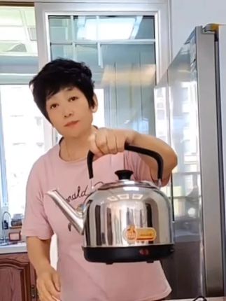不锈钢大容量电热水壶#自动断电保温电热水壶#