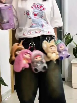 我宣布 wakuku 是最最最可爱的宝宝!#wakuku #玩偶#也太可爱了吧 #挂件#盲盒