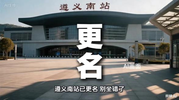 遵义南站已更名为乌江寨站