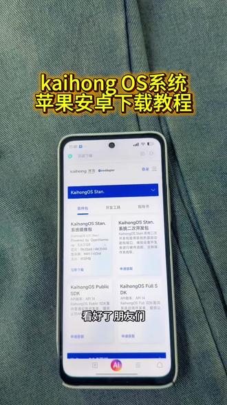 《大肉包子》kaihong x86下载教程#kaihongos#kaihong