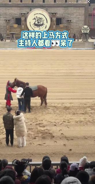 一辈子不服输的女人,取了这样的媳妇儿偷着乐吧😊#清明上河园飞身上马 #飞身上马名场面 #飞身上马搞笑瞬间 #万万想不到 #清明上河园