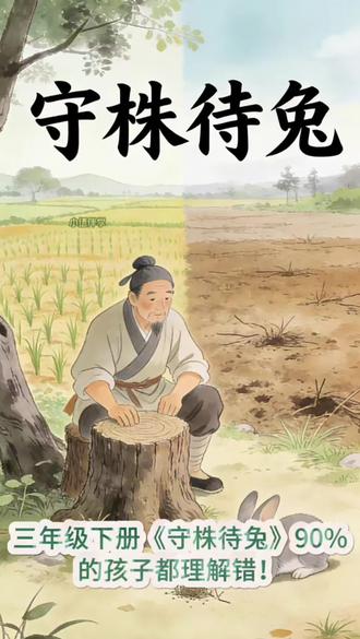 三年级下册《守株待兔》小古文,30秒讲懂故事+考点!
#三年级语文 #三下语文 #守株待兔 #小古文 #小学语文必考