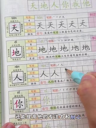 2025人教版小学同步生字练字帖一二年级点阵描红本课本临摹练习册#同步生字 #练字帖 #描红本 #课本 #临摹练习册