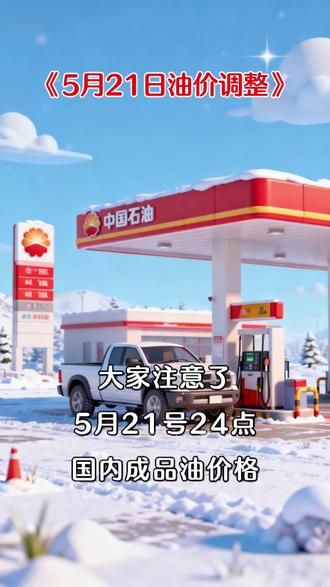 5月21日国内柴汽油调价 #国内油价调整 #最新油价调整信息 #民生关注 #新闻热点