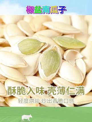 【原味椒盐南瓜子】新货原味椒盐南瓜子500g净含量过年炒货瓜子零食#椒盐南瓜子 #南瓜子 #零食 #原味南瓜子