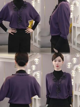 #气质女神穿搭#时尚女装#针织上衣#穿出高级感#美搭尽显女神范