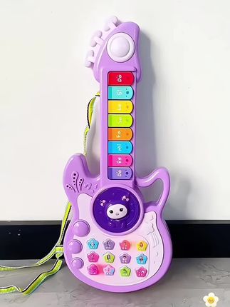 儿童音乐琴吉他可弹奏玩具1-3岁多功能电子琴婴幼宝宝小提琴乐器6#玩具 #益智玩具 #玩具种草 #儿童早教益智 #早教益智玩具