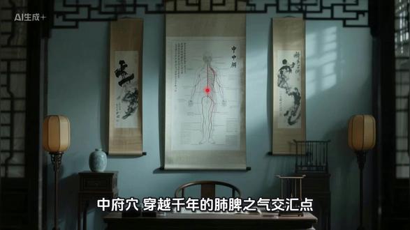 中府穴:肺脾之气交汇点#科普话题 #知识科普 #涨知识 #科普知识 #科普