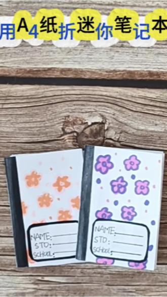 用A4纸折一本迷你笔记本📔
#手工#折纸#手工折纸#有趣#解压