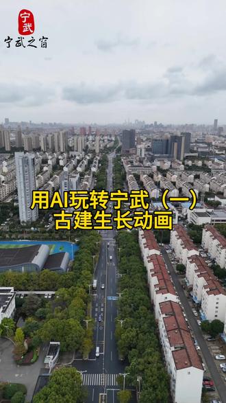 用AI玩转宁武(一)古建生长动画,只需一次“生长”,便跨越了千年 #宁武 #龙吟塔 #龙山公园 #忻州#建筑生长 #忻州