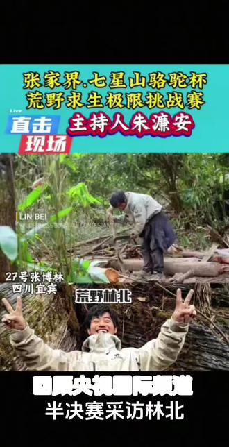 央视采访林北视频#林北#老六荒野求生 #老六荒野