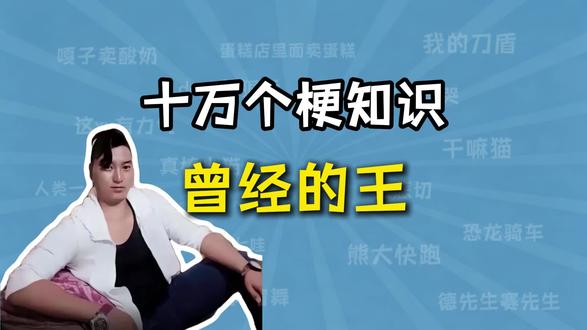 曾经的王是什么梗?【十万个梗知识】 #搞笑 #梗图 #科普 #硬核知识局