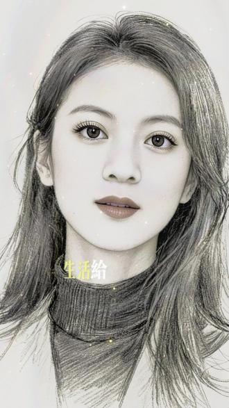 #AI素淡铅笔像 #随变ai随便玩