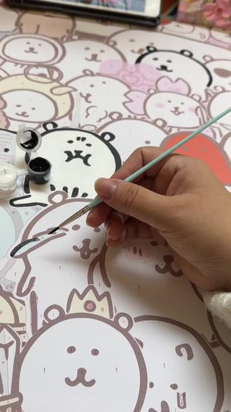 当我放弃了数字油画笔,我将勾边无压力,有多少人是这样干的? #数字油画#自嘲熊#解压