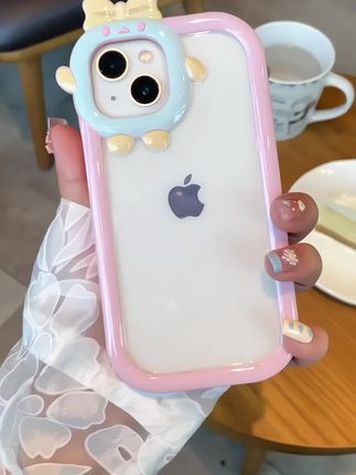 适用苹果15promax手机壳iPhone14Plus13镜防摔14卡通小怪兽渐变#手机壳 #手机壳推荐 #渐变手机壳 #网红手机壳 #3c数码