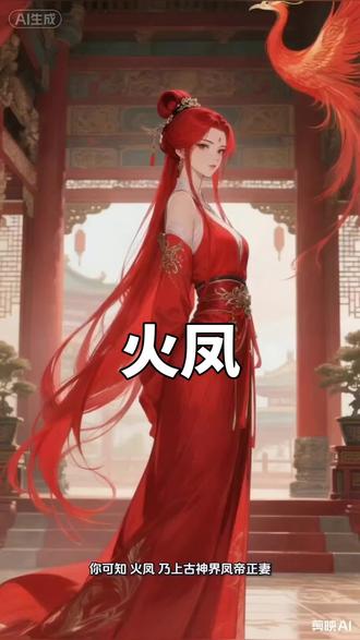 火凤 山海经上古万凰之母,九霄凰后凤族开元创世先祖。凤帝正妻,统御凤族六宫仙眷。凤鸣九霄,万古流芳凤凰祖。
神话故事#山海经 #仙侠传说火凤凰 #国风玄幻